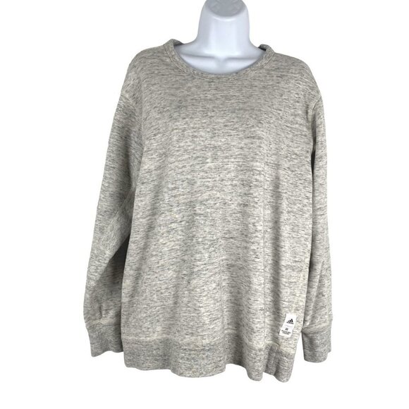 Adidas‎ Reigning Champ Sweatshirt Women's Medium Gray Long Sleeve TP-1996 - Picture 1 of 8